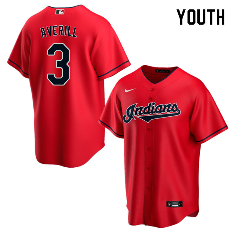 Nike Youth #3 Earl Averill Cleveland Indians Baseball Jerseys Sale-Red